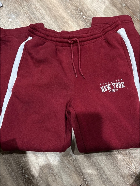 Refuge Other - Refuge burgundy New York jogger sweatpants